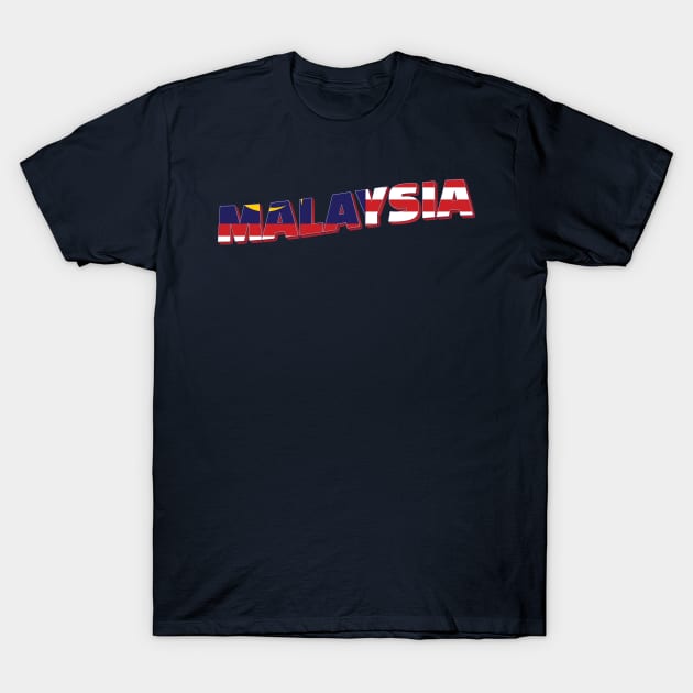 Malaysia Vintage style retro souvenir T-Shirt by DesignerPropo